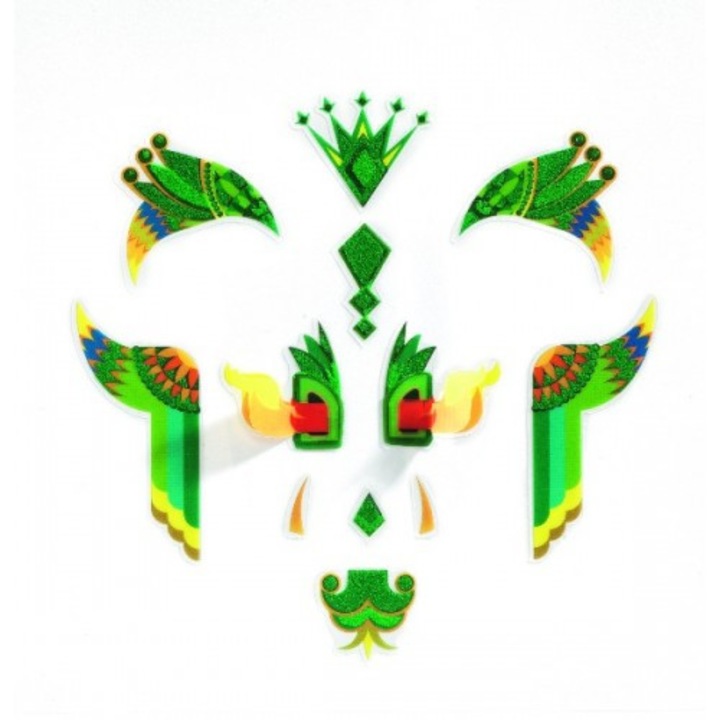 Set stickere pentru fata copii, dragon, Djeco