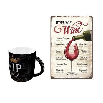 Pachet Wine Lover - placa 20x30, cana Pachet Wine Lover - placa 20x30, cana