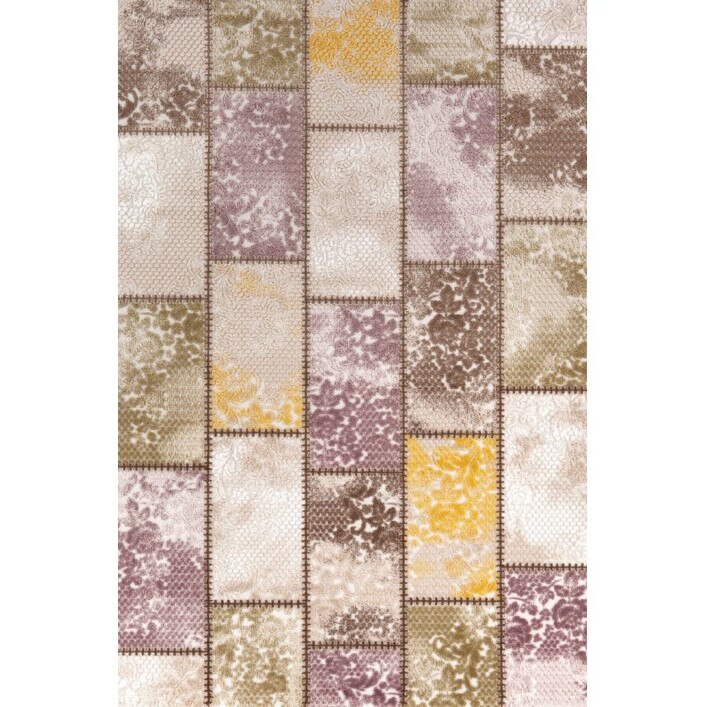 Covor modern Anka, 150x230cm, cod 2689, acril 100%, inaltime plus 10.5 mm, model dreptunghiuri cu flori,