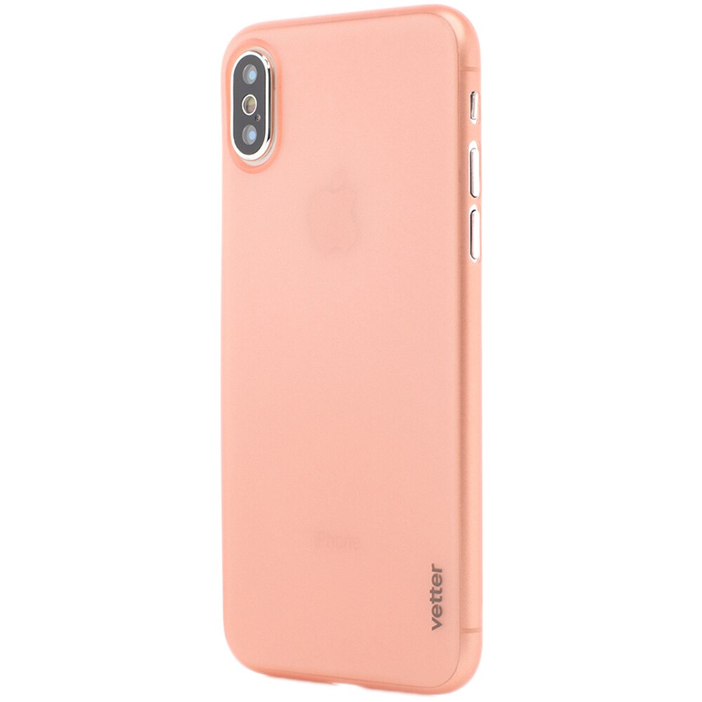 Husa de protectie Vetter pentru Apple iPhone x, Clip-On, Ultra Thin Air Series, Rose Gold