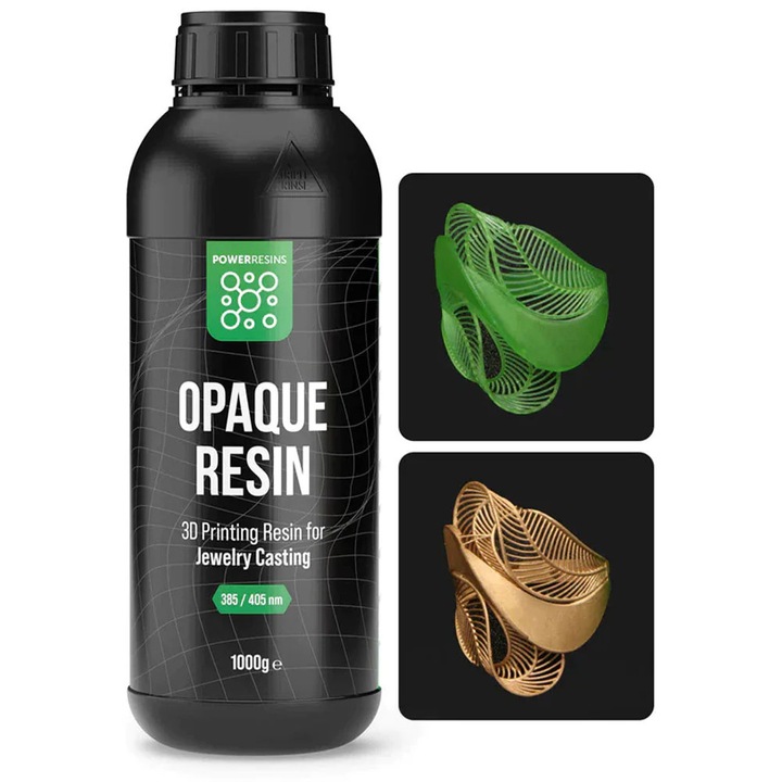 3D nyomtató gyanta, PowerResins Opaque, 0.1kg, zöld