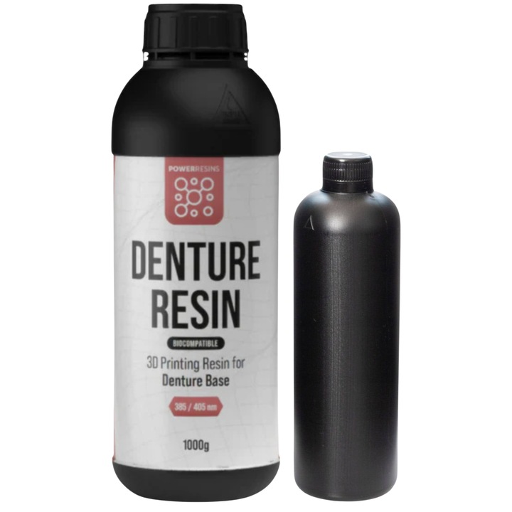 Rasina 3D, PowerResins Denture, 0.5kg, Roz, pentru imprimanta 3D