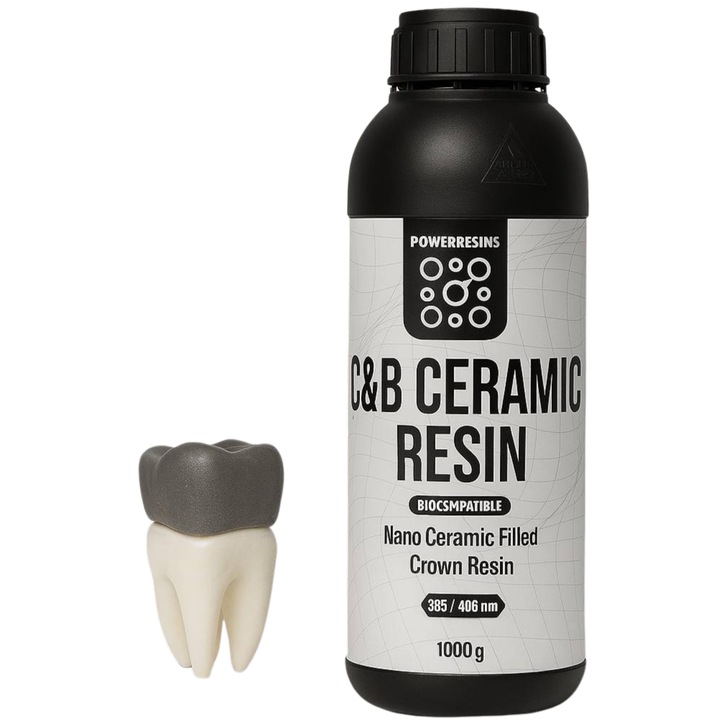 Смола 3D, PowerResins C&B Ceramic, 1кг, Цвят A1, за 3D принтер