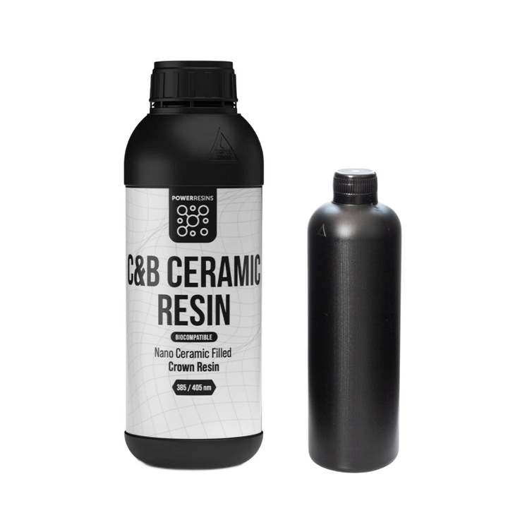 Смола 3D, PowerResins C&B Ceramic, 0.1кг, Оттенък A1, за 3D принтер