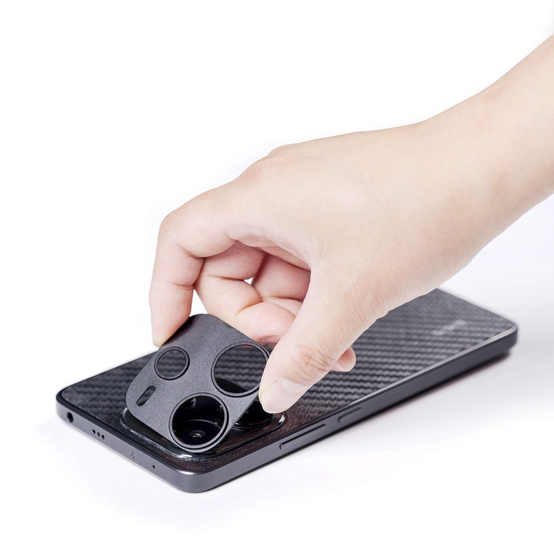 Folie protectie Ibywind, set 2 buc, pentru Xiaomi Redmi Note 14 4G, sticla temperata 9H, protectie camera, film carbon