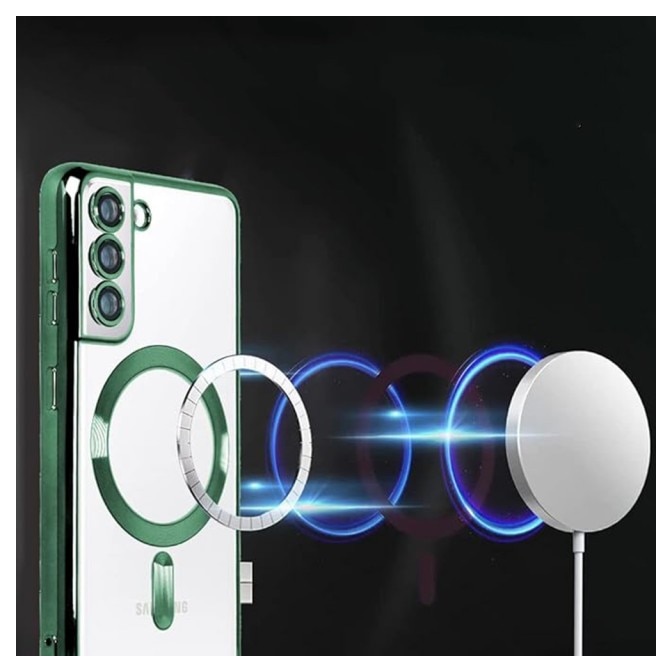 Husa Upzz® Electro Magsafe, Compatibila Cu Samsung Galaxy A17 5G, Tehnologie Magsafe, Protectie Sticla La Camere, Negru