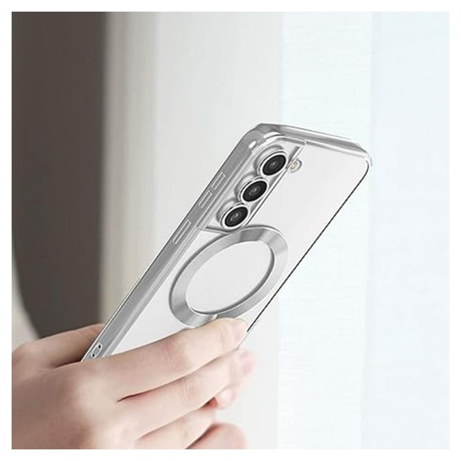 Husa Upzz® Electro Magsafe, Compatibila Cu Samsung Galaxy A17 5G, Tehnologie Magsafe, Protectie Sticla La Camere, Negru