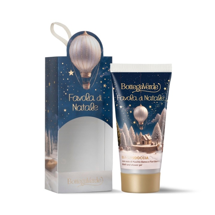 Mini hidratáló tusfürdő pézsma és fehér virág illattal