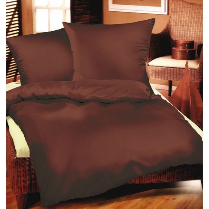 Ágyneműhuzat 140x200 barna 26 egyszínű