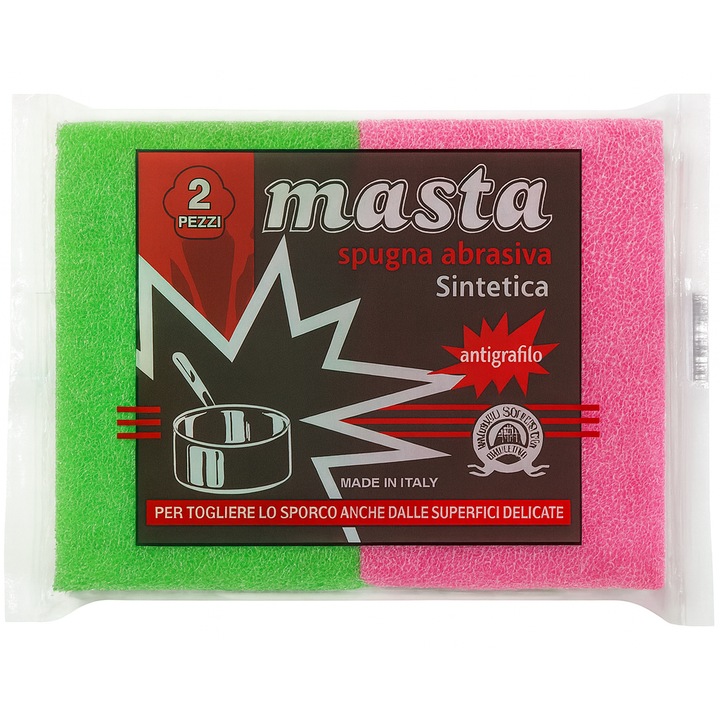 Masta – Burete abraziv sintetic antigrafiere, 2 bucati