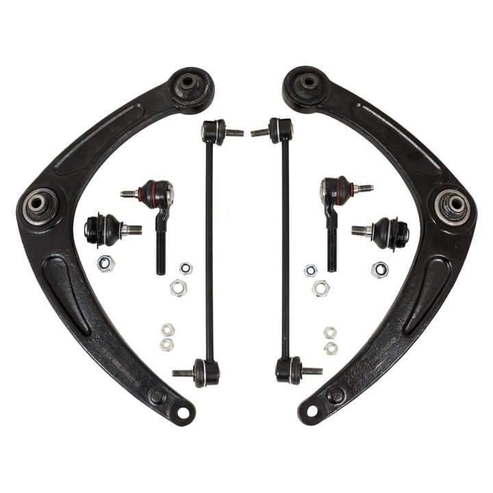 Пълен комплект носачи Master-Sport, за Citroen C4 и Peugeot 307, 10,68 кг, предна част, лява