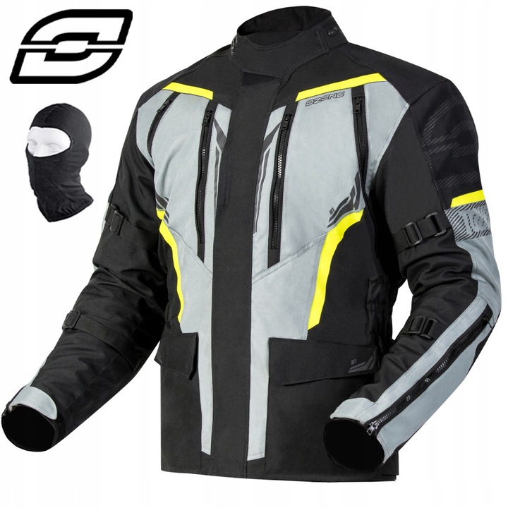 Ozone Tour III motoros dzseki, 3 rétegű, vízálló, protektorokkal, 10XL méret