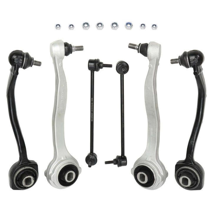 Master-Sport vezérlőkar készlet, Mercedes-Benz CLK (C209), CLC, C-osztály (W203) modellekhez, 5 darab, rögzítőanyag nélkül, 9,30 kg