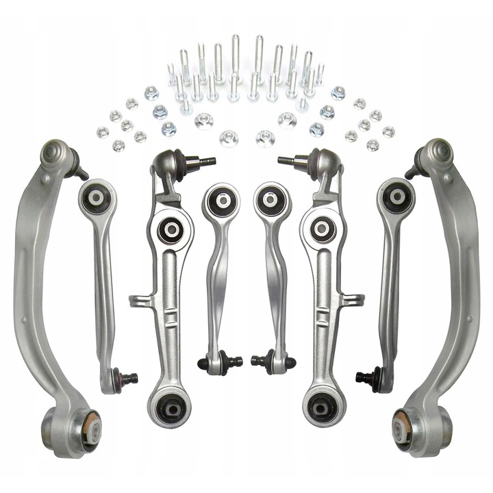 Kit lengőkar, első, Master-Sport AUDI ALLROAD C5 (4BH) számára, 6 részes, kompatibilis több motorral