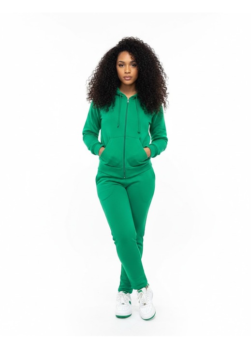 Trening bumbac dama EMD, Verde deschis