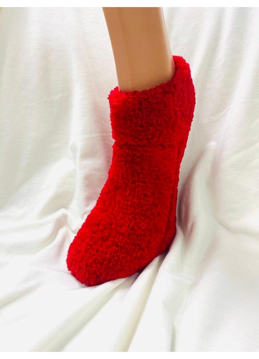 Botosi de casa, Material Cocolino, Masura One-Size 37→40, Rosu