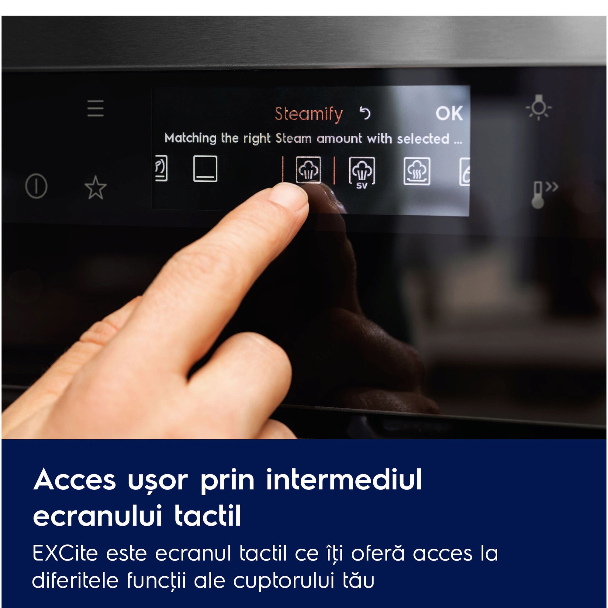 Cuptor incorporabil Electrolux LOD8C39Z, 72 l, SteamBake-gatire cu