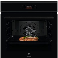 Cuptor incorporabil Electrolux EOE8P39H, 72 l, 171 de programe predefinite, Afisaj digital, Autocuratare pirolitica - 3 moduri, Usa cu 3 straturi de geam, Grill, Senzor gatire, Convectie, Clasa energetica A+, Sticla neagra cu insertie metalica