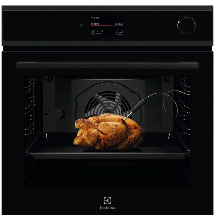 Cuptor incorporabil Electrolux EOC9P3XH, 72 l, SteamCrisp-gatire cu abur, Conectivitate WI-FI, TFT Activ, 75 programe predefinite, Autocuratare pirolitica, Timer cu display electro