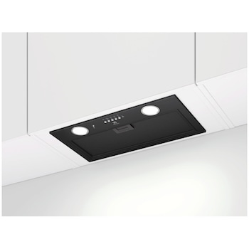Hota incorporabila Electrolux CFG526R, Putere de absorbtie 600 mc/h, Conectivitate plita, 1 motor, Control electronic, 54 cm, Negru mat