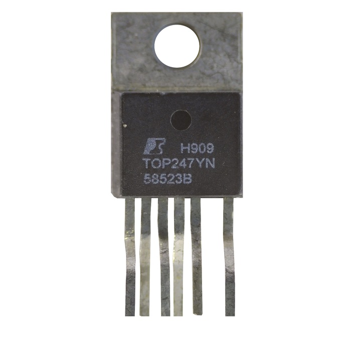 Integrált hálózati kapcsoló SE TOP247YN, 42W, TO-220-7C, 132 kHz, 2.1g