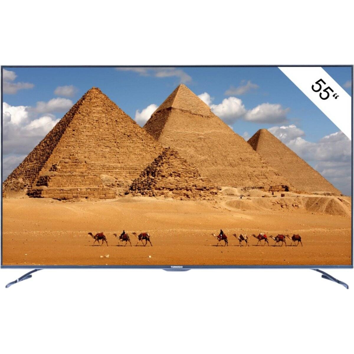 Televizor LED, Smart Tornado 55UA3400X, 55inch, 139.7cm, 4K, Ultra HD, Wi-Fi, Google TV