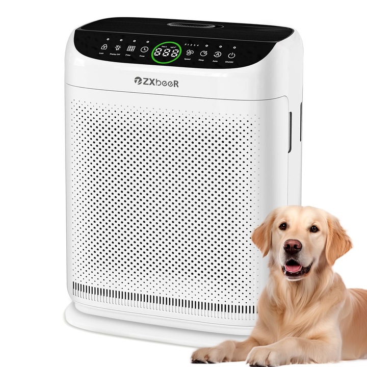 Purificator De Aer Operan, 340M/H, Control Wi-Fi, Filtru Hepa, Pentru Persoane Alergice Si Fumători