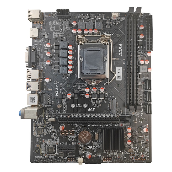 Placa de Baza Winmax H510U-PRO LGA1200, chipset Intel H510, 4 porturi USB, format mATX