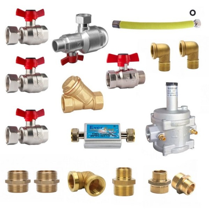 Kit complet armaturi montaj centrala Vaillant / Saunier Duval