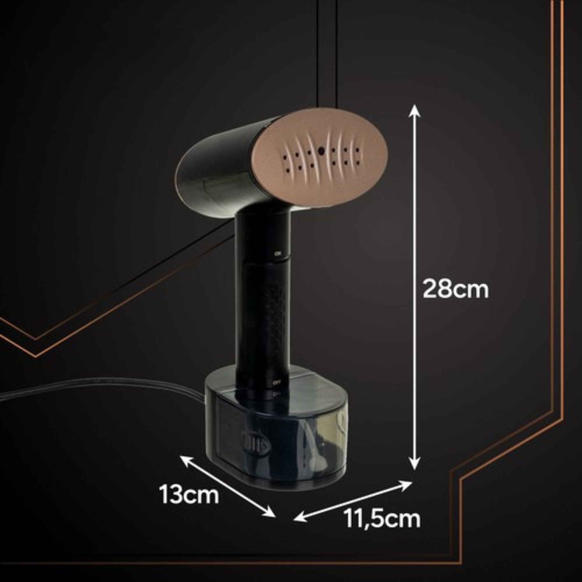 Fier de calcat cu abur portabil 2000W VarioShop®, calcare rapida, verticala si orizontala, sigur pentru toate tesaturile