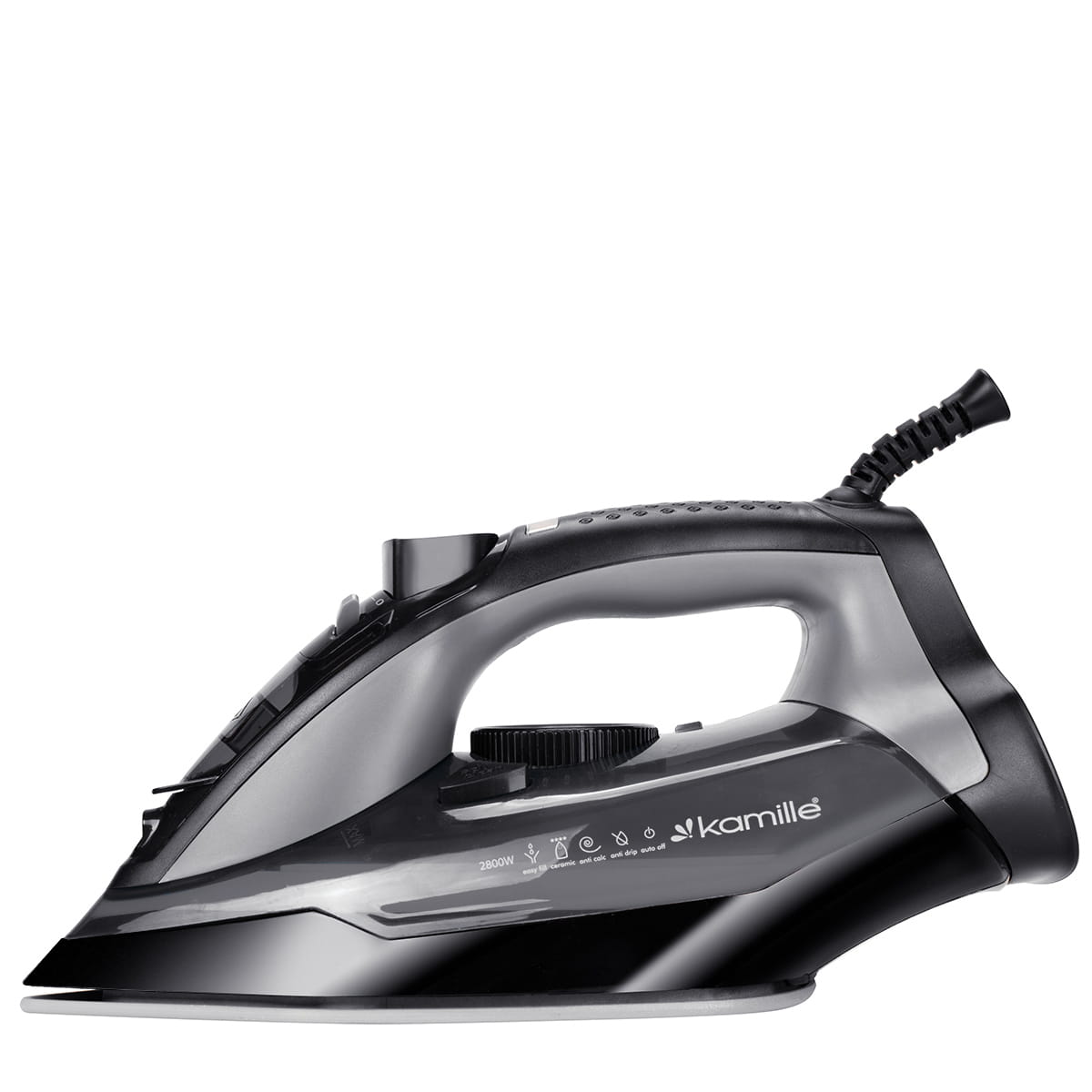 Fier de calcat cu abur ANTI-CALC / ANTI-DRIP, 2800 W, functie verticala