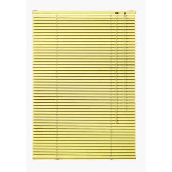 Jaluzele orizontale aluminiu, 100x160 cm, galben, latime lamela 25 mm Jaluzele orizontale aluminiu, 100x160 cm, galben, latime lamela 25 mm
