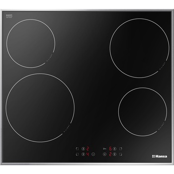 Plita incorpolabila Hansa BHCI66306, Vitroceramica, 4 zone de gatit, Touch Control, 60 cm, Negru Plita incorpolabila Hansa BHCI66306, Vitroceramica, 4 zone de gatit, Touch Control, 60 cm, Negru