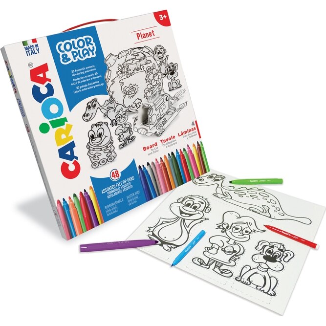 Set creativ Carioca, Color & Play, Planet