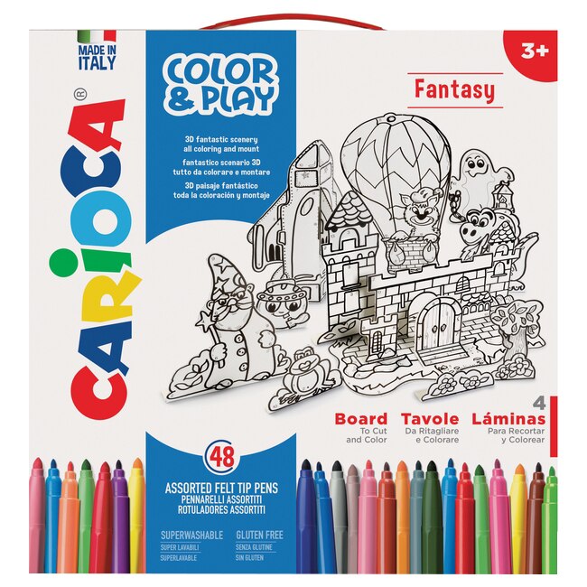 Set creativ Carioca, Color & Play, Fantasy