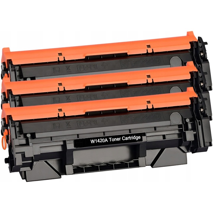 3 db kompatibilis toner készlet Premium Toner & Ink W1420A (S6BDXS25AIO4N), XL chippel, fekete, 3 x 1400 oldal (5% fedettség)