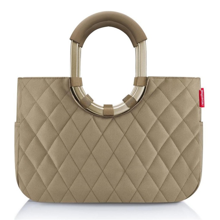 Geantă Damen Reisenthel Loopshopper M, shopper, verde masliniu, 12 litri, material hidrofug