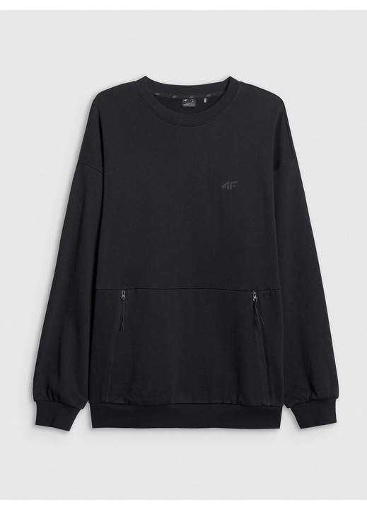 barbati 4F, oversize, bumbac, negru, Negru