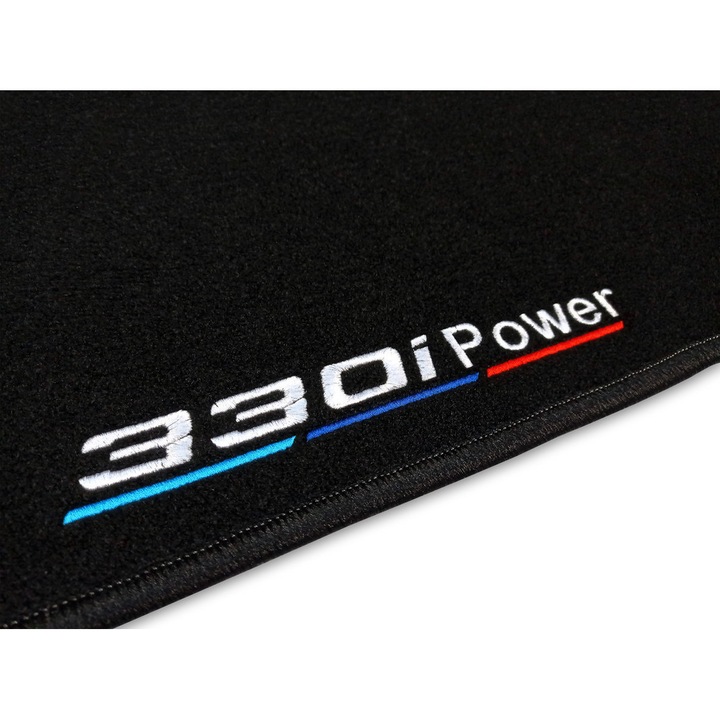 Covorase auto Lasota set, pentru BMW 3 G20 (2018-...) Negru, 4x editie 330i