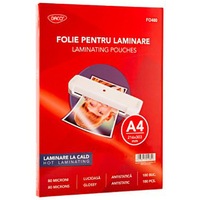 Folie laminare A4 80 microni 100/top DACO