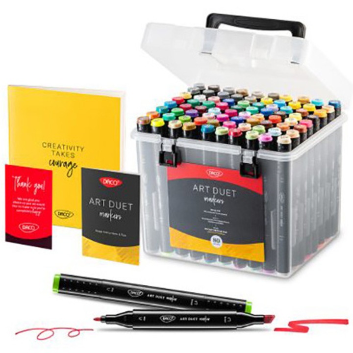 Marker grafic set 80 ART DUET DACO