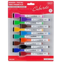 Marker tabla magnetica set 12 DACO
