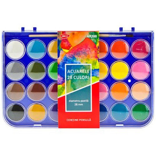 Acuarele 28 culori DACO