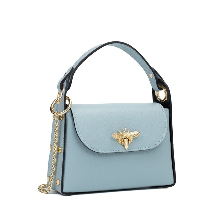 Geanta dama Posete Fagaras, Alma, casual, piele naturala