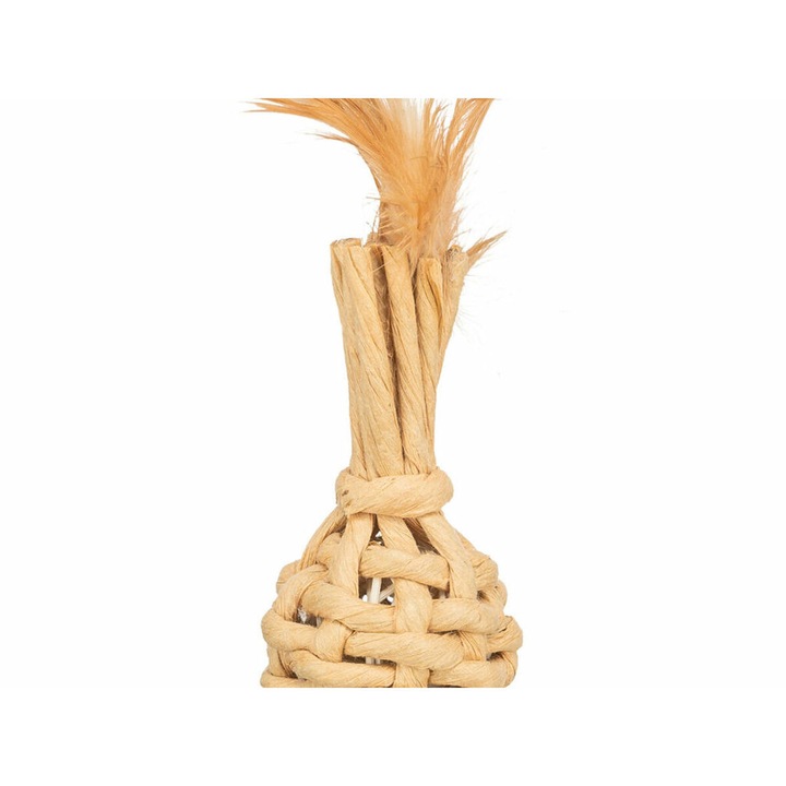 Jucarie pentru pisici Trixie XXL Maro, pene, 15cm