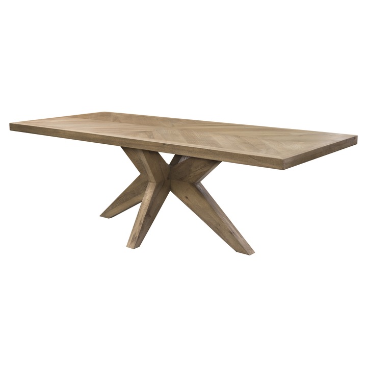 Маса Solero от Масивно Дъбово Дърво - 200x100x76 см