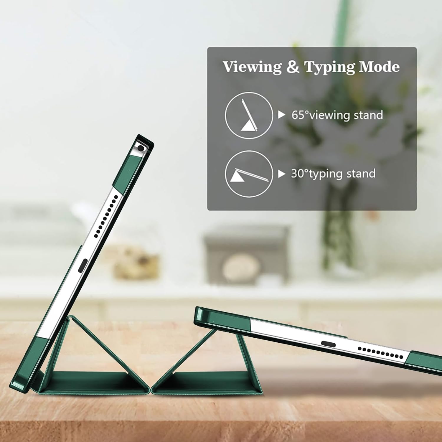 Husa Sigloo pentru tableta Lenovo Tab 10.1" 2025, Slim, Tri-Fold Magnetic, Verde