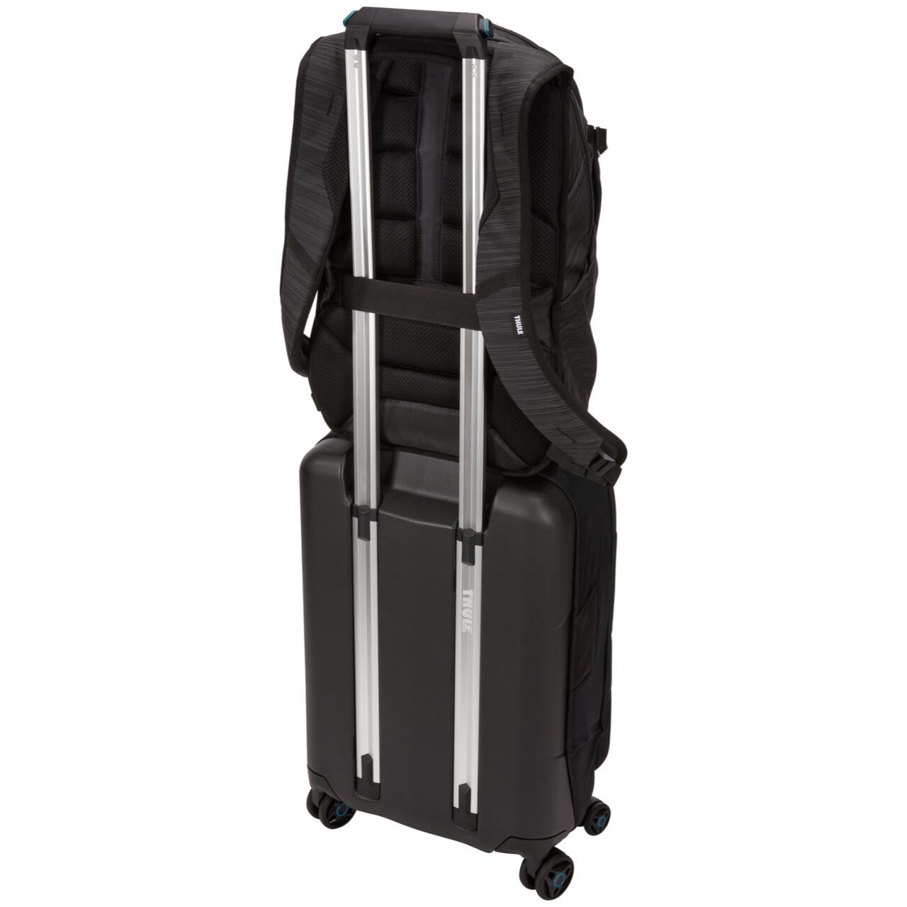 Rucsac urban cu compartiment laptop, Thule, Nylon, 24L, Black