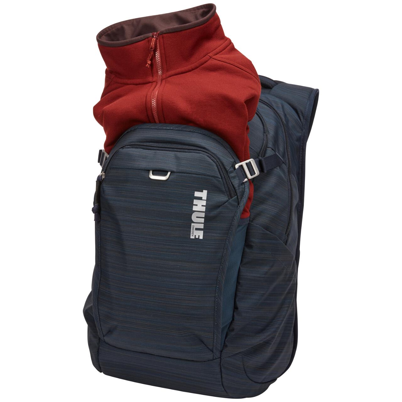Rucsac urban cu compartiment laptop, Thule, Nylon, 24L, Black