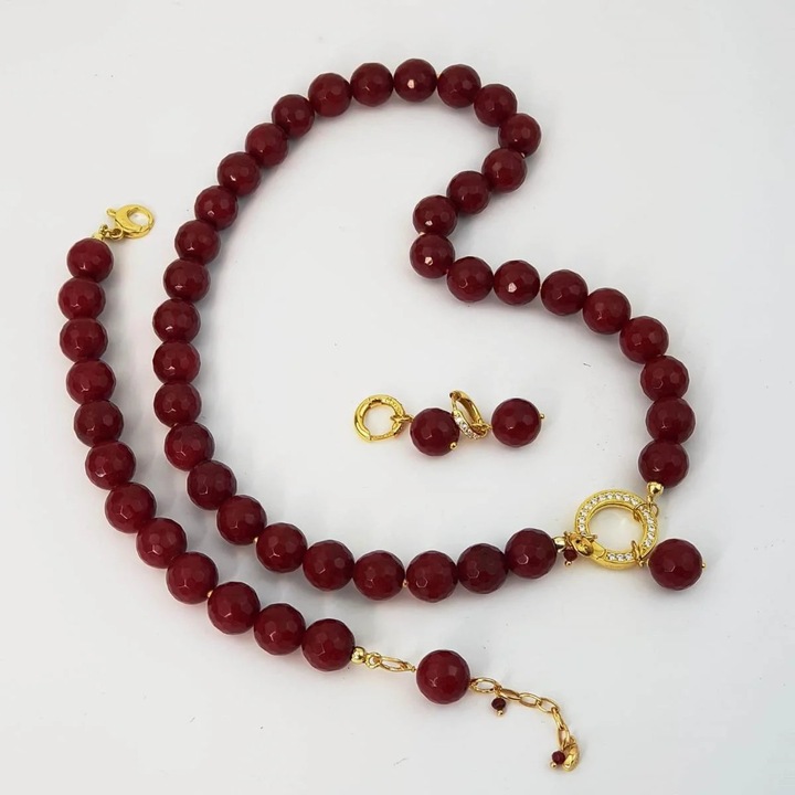 Set Harmony din agat rubiniu